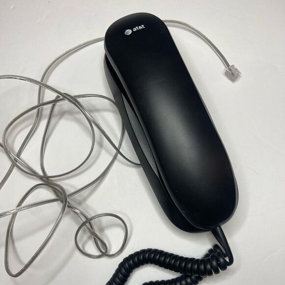 AT&T Trimline Corded Phone Black New - Picture 1 of 4